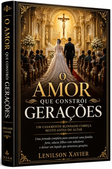 Capa 3D de O Amor que Constrói Gerações, de Lenilson Xavier